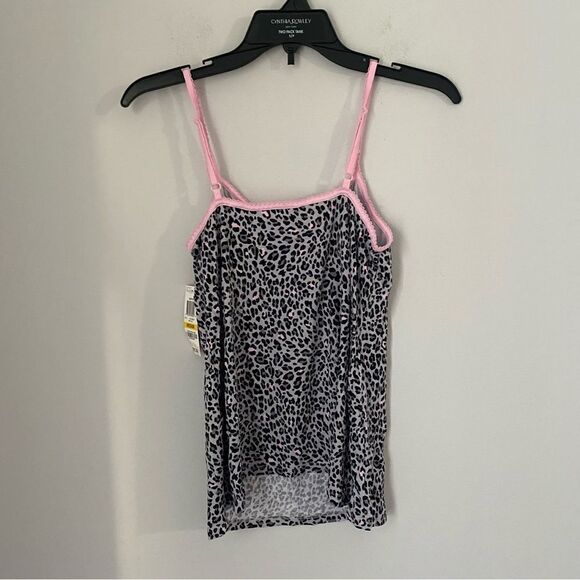 Jenni by Jennifer Moore Women’s Animal Print Shelf Bra Pajama Tank Top size M - Picture 3 of 3